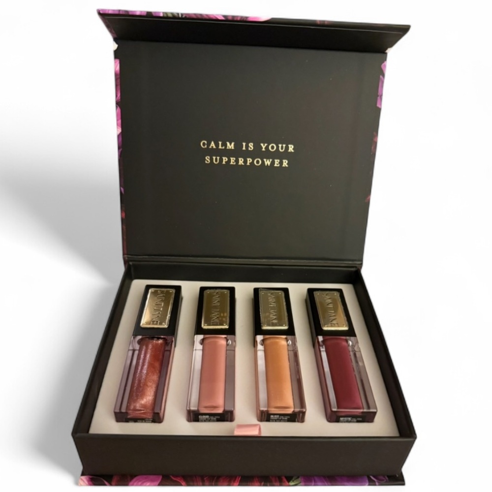 Saint Jane Limited Edition Holiday Collection Luxury Lip Oil 4-Piece Gift Set - Picture 12 of 16